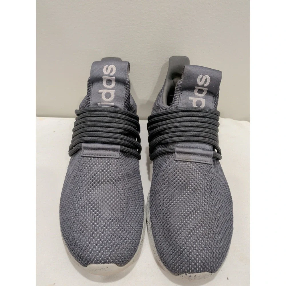 Adidas Mens Lite Racer Adapt 3.0 FZ0953 Gray Running Shoes Sneakers Size 11